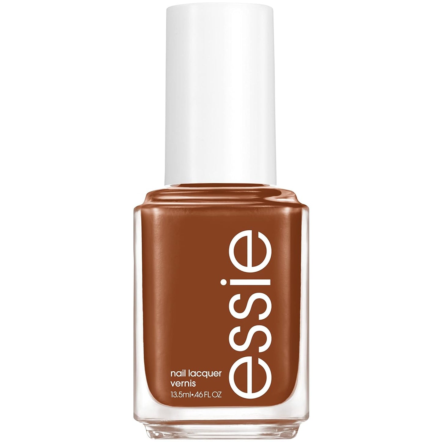 essie Salon-Quality Nail Polish, 8-Free Vegan, Warm Cognac, Midnight Delight, 0.46 fl oz