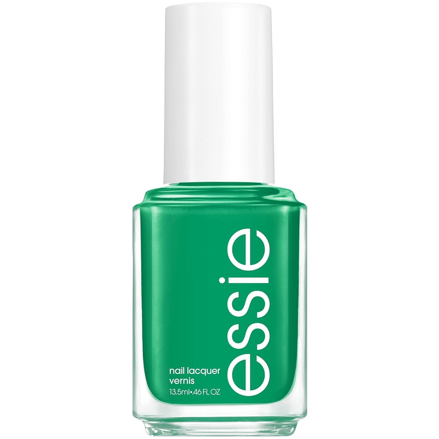 essie Salon-Quality Nail Polish, 8-Free Vegan, Push Play Collection, Green, Grass Never Greener, 0.46 oz.