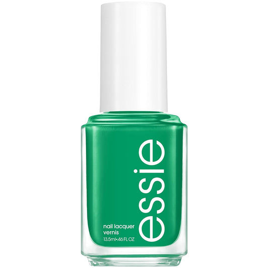 essie Salon-Quality Nail Polish, 8-Free Vegan, Push Play Collection, Green, Grass Never Greener, 0.46 oz.