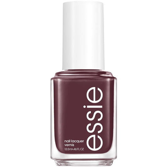 essie Salon-Quality Nail Polish, Vegan, Fall 2023, Mauve Brown, Lights Down, Music Up, 0.46 fl oz