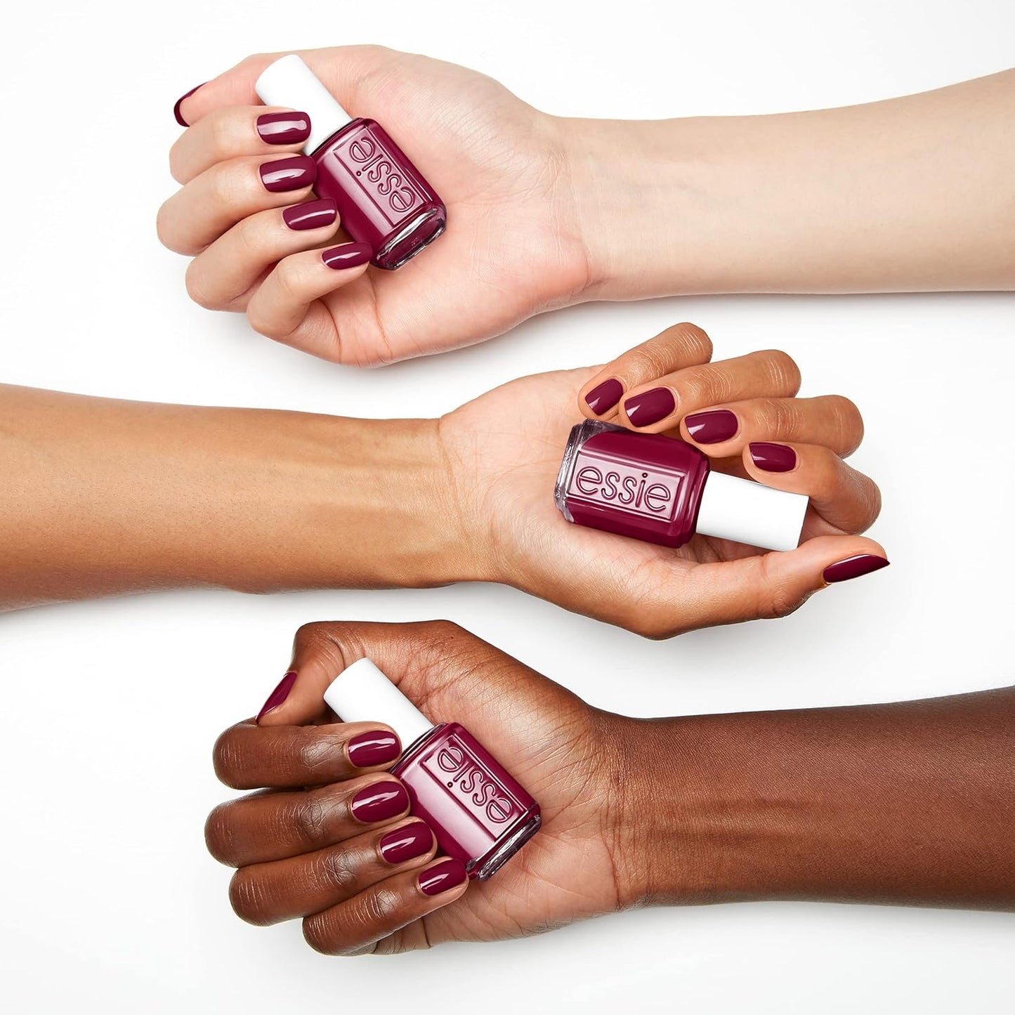 essie Nail Polish Limited Edition Fall 2021 Collection, Deep Burgundy-Red, Off the Record, 0.46 Ounce