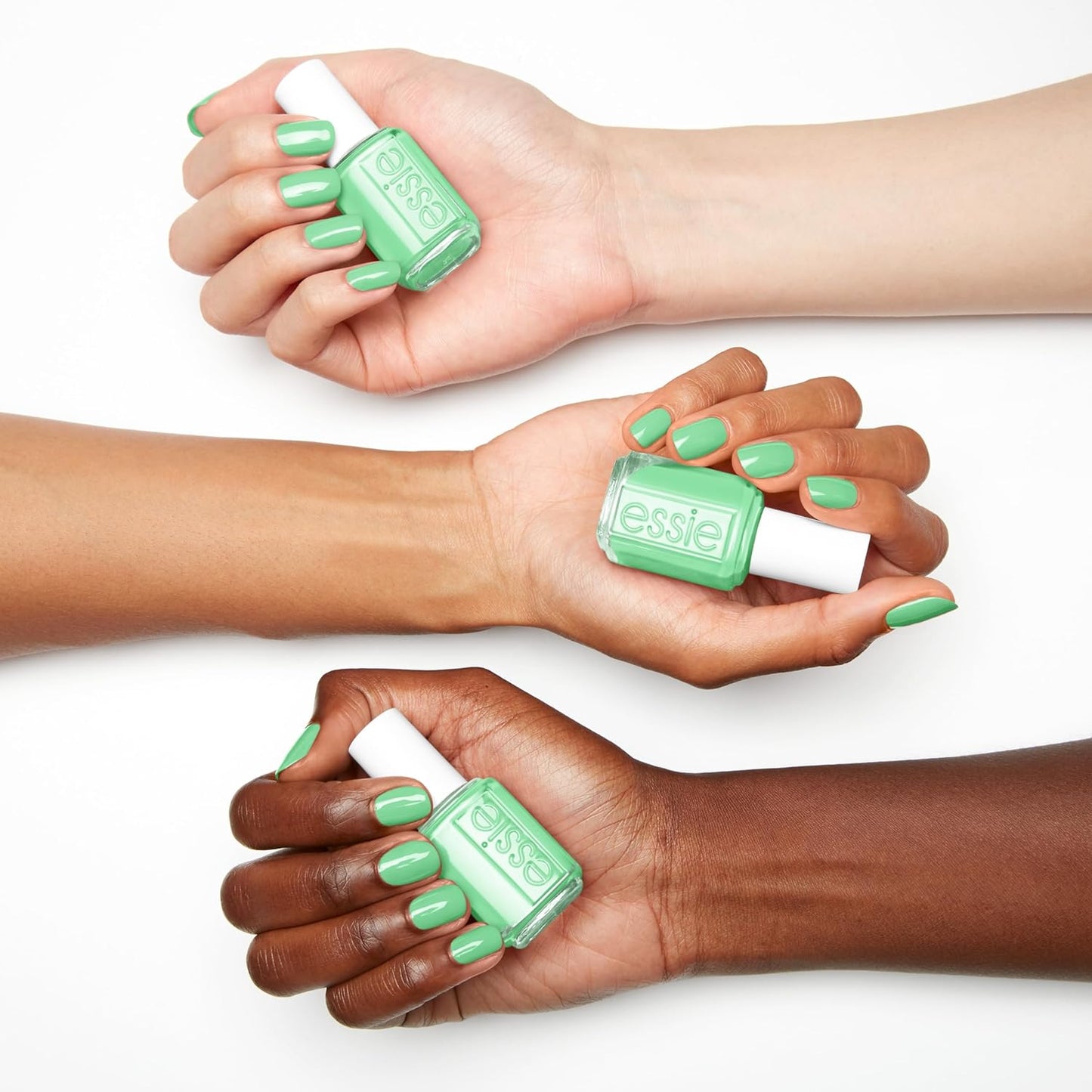 essie Salon-Quality Nail Polish, Vegan, Odd Squad Collection, Green, Perfectly Peculiar, 0.46 fl oz