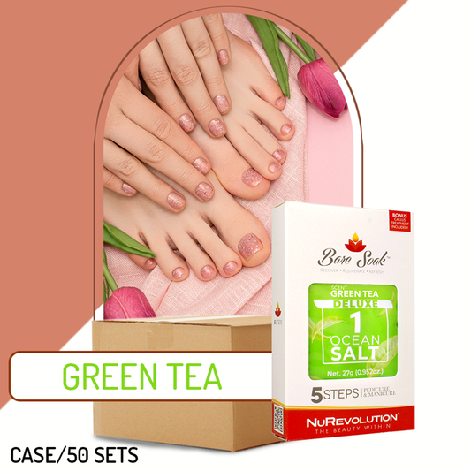 NR Bare Soak 5in1 Green Tea Cs/50 ($1.25 each kit) (5 packs/kit)