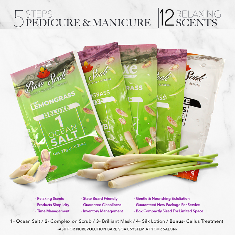 NuRevolution Bare Soak 5in1 Lemongrass - 1 KIT (5 packs)