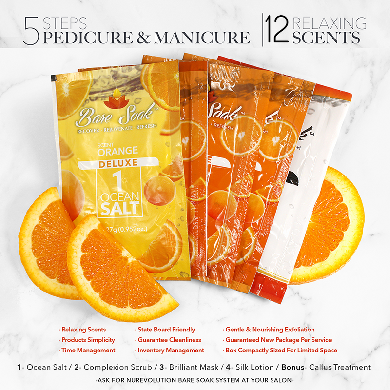 NuRevolution Bare Soak 5in1 Orange - 1 KIT (5 packs)