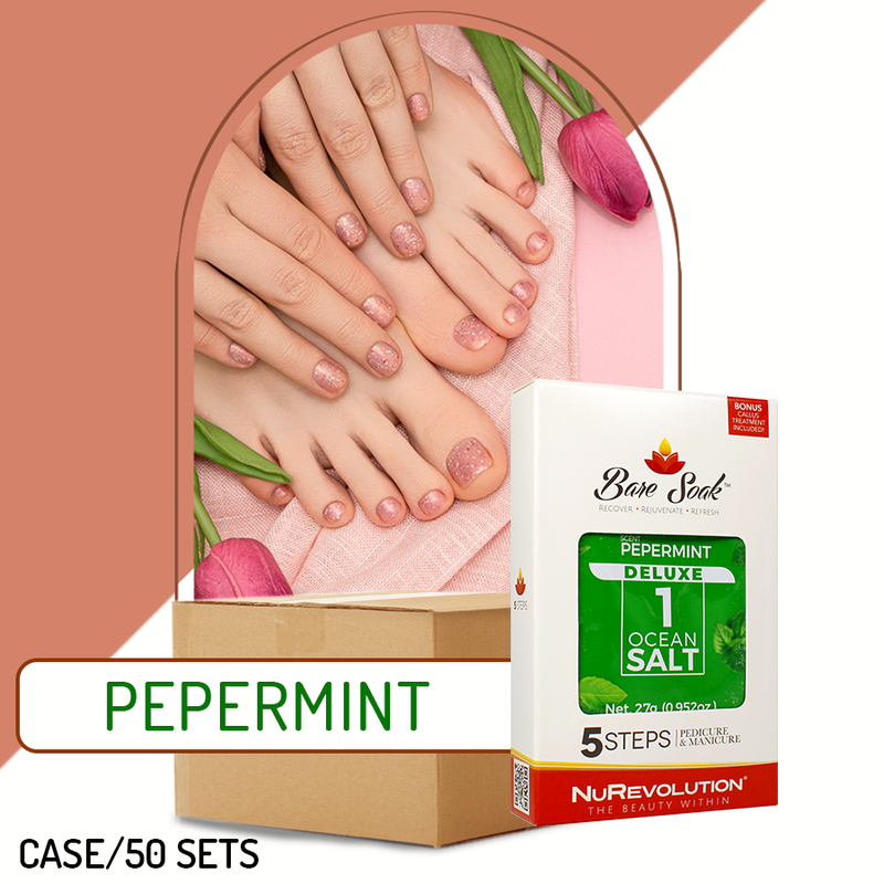 NR Bare Soak 5in1 Peppermint  Cs/50 ($1.25 each kit) (5 packs/kit)