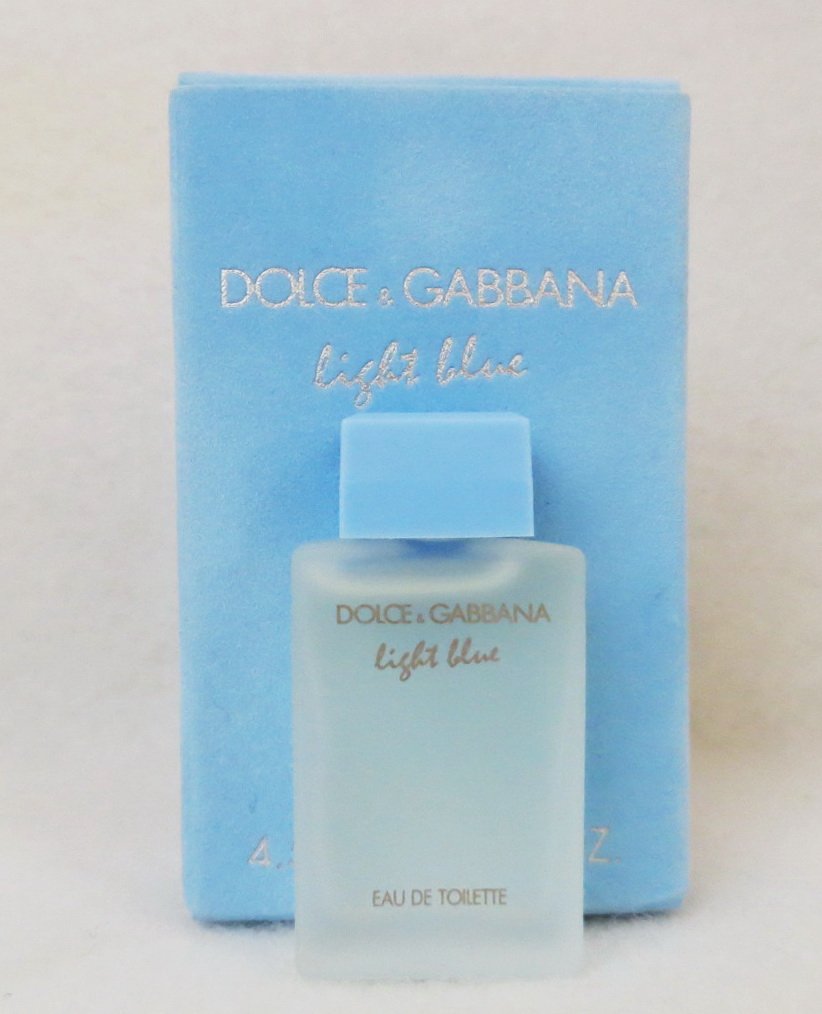 DOLCE GABBANA Light Blue Eau de Toilette Mini for Women, 0.15 Ounce