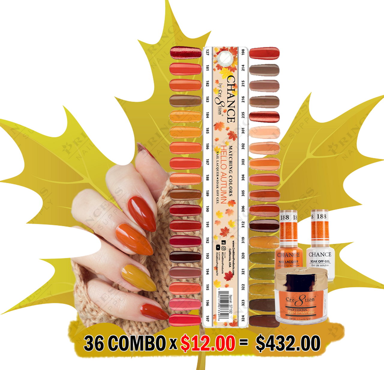 Chance Combo (Duo+Dip|Dap) 36 Colors Hello Autumn ($10.99 each combo)