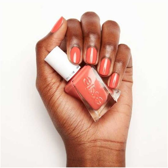 Picture of essie Gel Couture Nail Polish Blazing Orange-red Cream Finish sunset soiree 0.46 fl oz