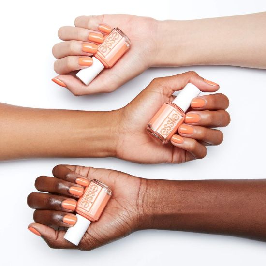 Picture of essie nail polish, summer 2020 collection, coral nail polish with a cream finish, sour up the sun, 0.46 Fl Oz