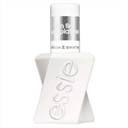 Picture of Essie Gel Couture Long-Lasting Nail Polish, Vegan, Clear, Shiny Top Coat, 0.46 fl oz