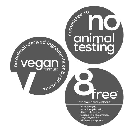 Picture of Essie Gel Couture Long-Lasting Nail Polish, Vegan, Clear, Shiny Top Coat, 0.46 fl oz