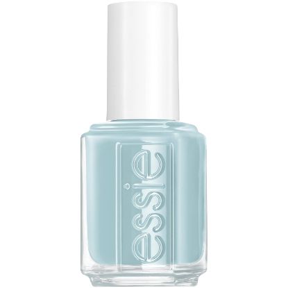 Picture of essie nail polish, limited edition spring 2022 collection, pastel blue nail color with a cream finish, 8-free vegan formula, flight of fantasy, 0.46 fl oz