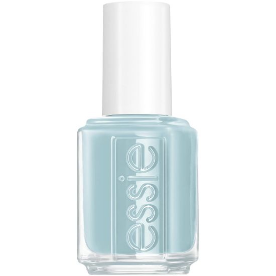 Picture of essie nail polish, limited edition spring 2022 collection, pastel blue nail color with a cream finish, 8-free vegan formula, flight of fantasy, 0.46 fl oz