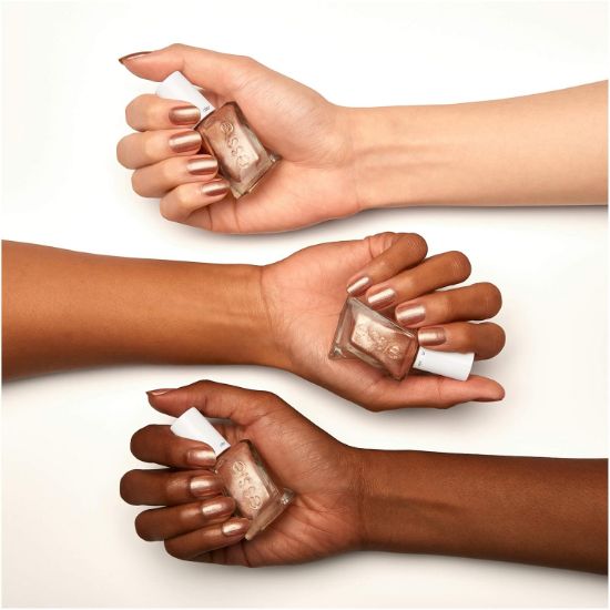 Picture of essie Gel Couture 2-Step Longwear Nail Polish, Sunrush Metals Collection, Steel The Show, 0.46 fl. oz.