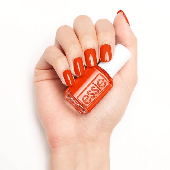 Picture of essie New National title Value: vegan nail polish, Risk-Takers Only, fall 2022 collection, vibrant orange | fall 2022 collection, New National